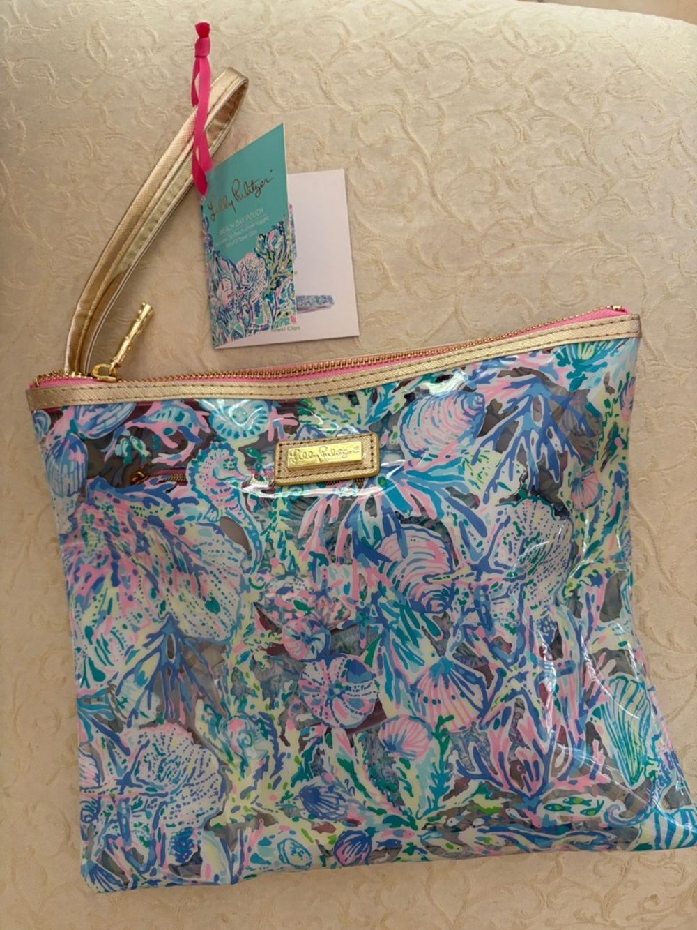 Lilly Pulitzer Soleil It On Me Beach Day Pouch NWT